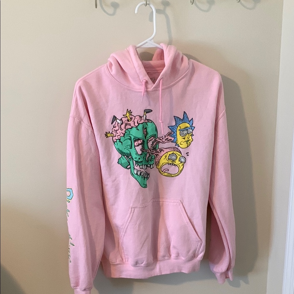 Pink Graphic Hoodie